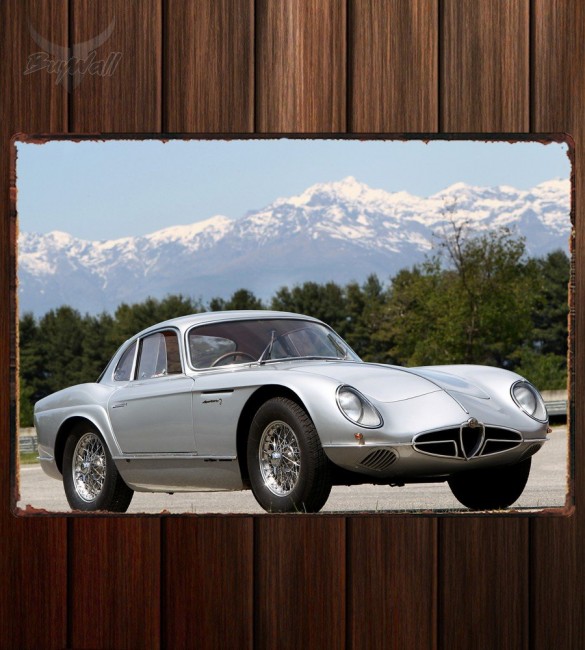 Металлическая табличка Alfa Romeo 2000 Sportiva Coupe Металлическая табличка Alfa Romeo 2000 Sportiva Coupe